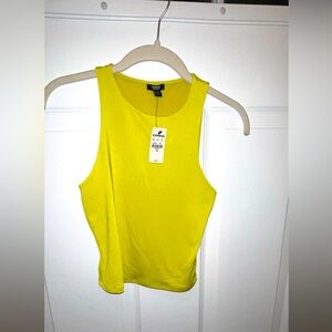 Silk Lime Green Crop top
